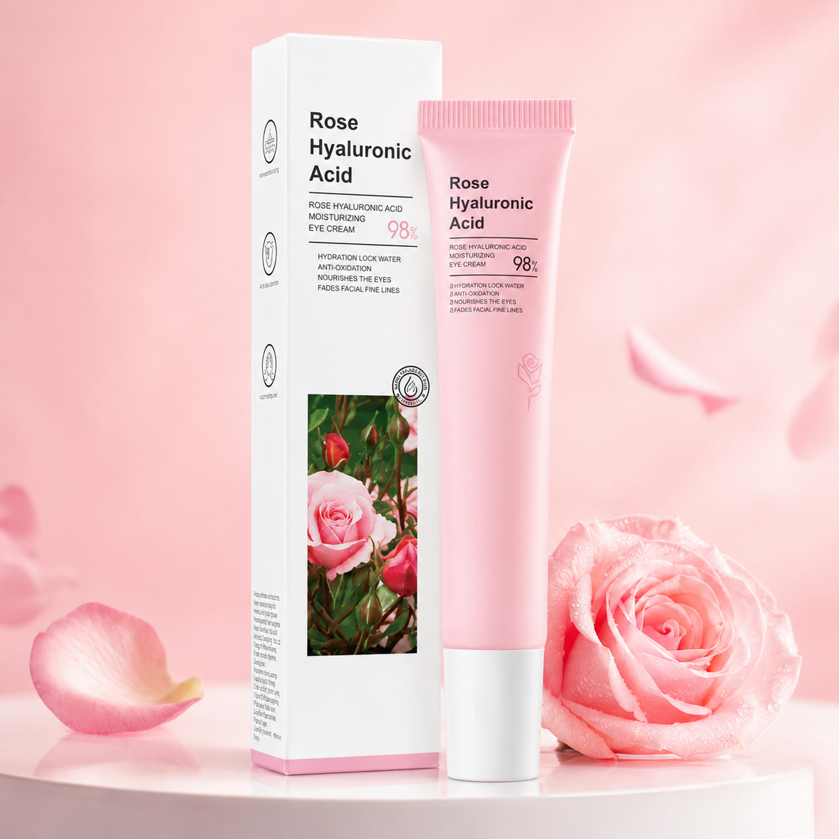 Crema Premium Antiojeras Con Ácido Hialurónico